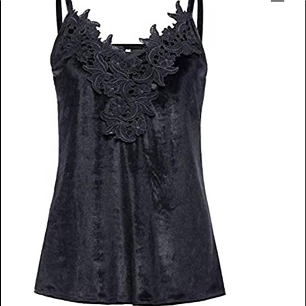 Beautiful woman sexy dressy lace tank top - Picture 6 of 7